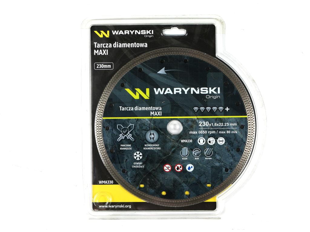 Tarcza diamentowa MAXI 115x22,23 mm Waryński