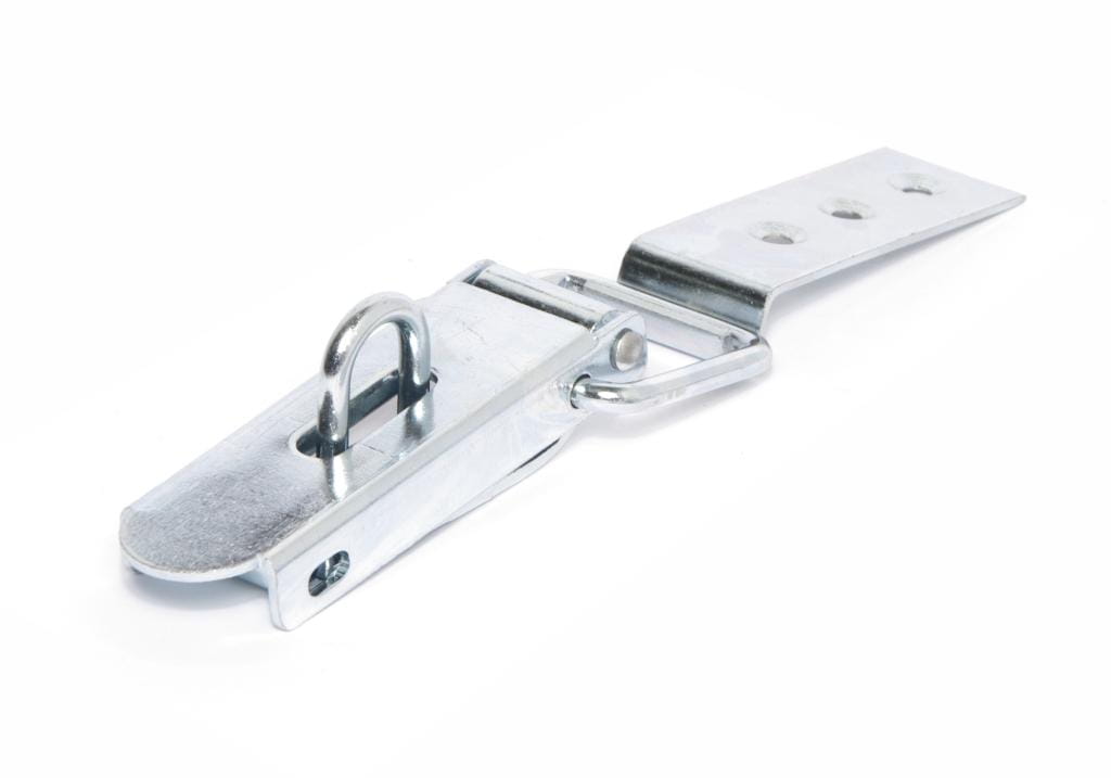 Spinacz zaczep zamek burty uniwersalny 191 mm x 31 mm, ze skoblem, klamra z drutu fi-5 mm