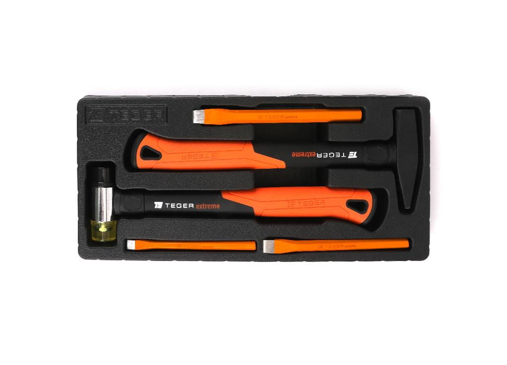 Zestaw młotków i przecinaków (5 el.) Extreme TEGER