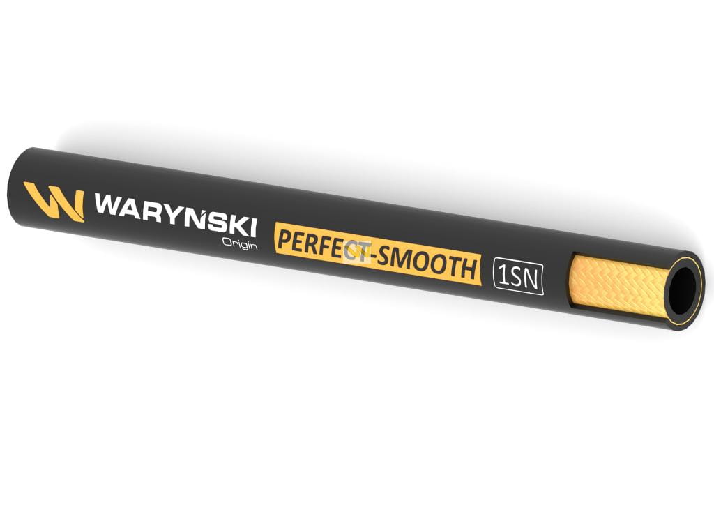 Wąż hydrauliczny do zakuwania PERFECT-SMOOTH 2SN DN10 2-oplotowy 330 Bar Waryński  (sprzedawany po 100m)