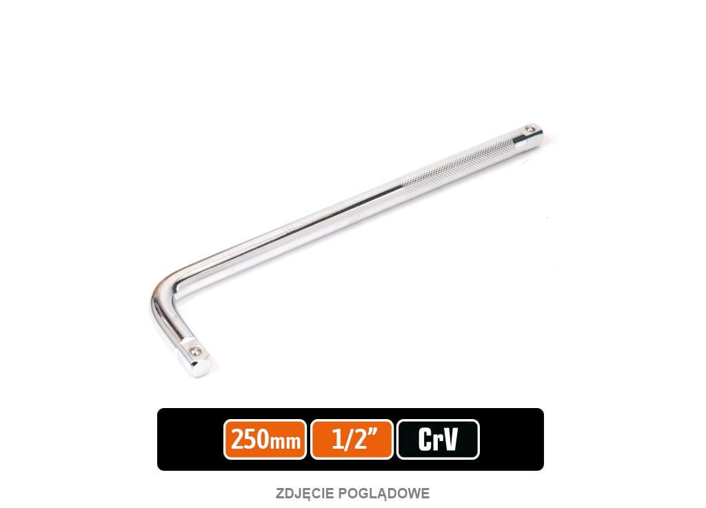 Pokrętło do nasadek TYP L 1/2" 250 mm / TEGER