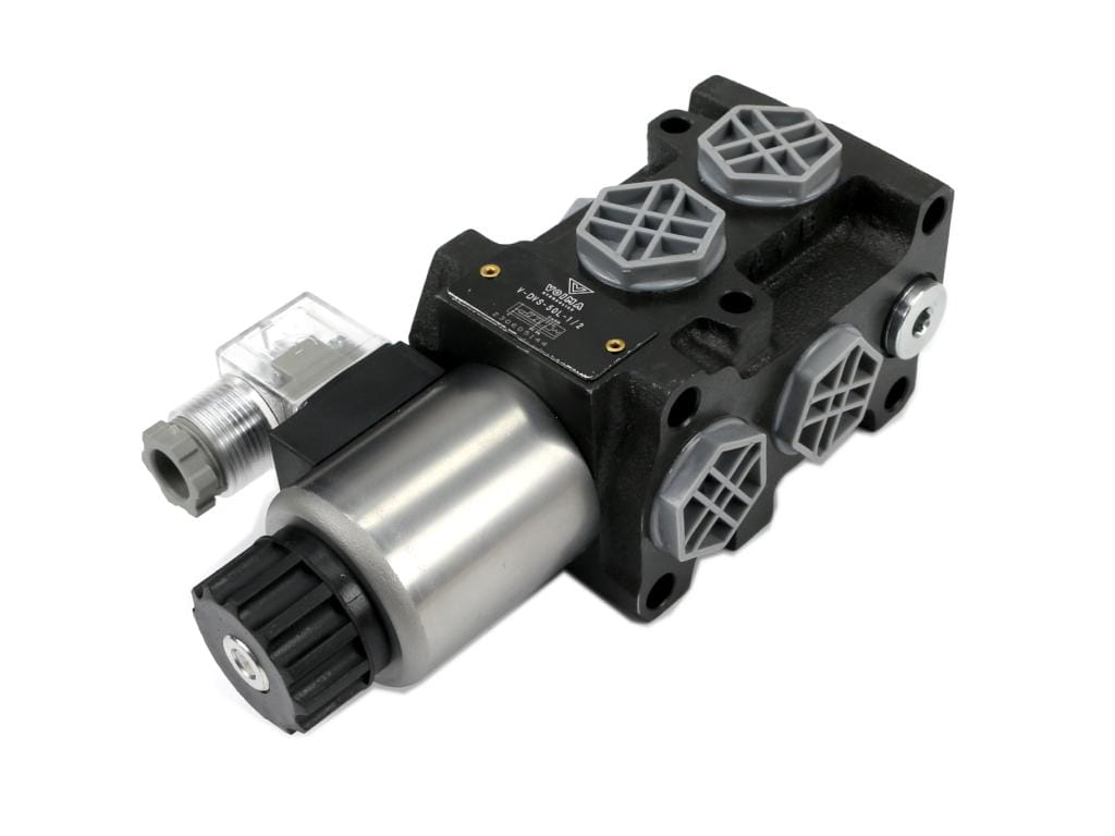 Dzielnik zawór elektrozawór kierunkowy elektromagnetyczny kontroli (DVS6/50L) 12V DC 6/2 G1/2 50L VOIMA