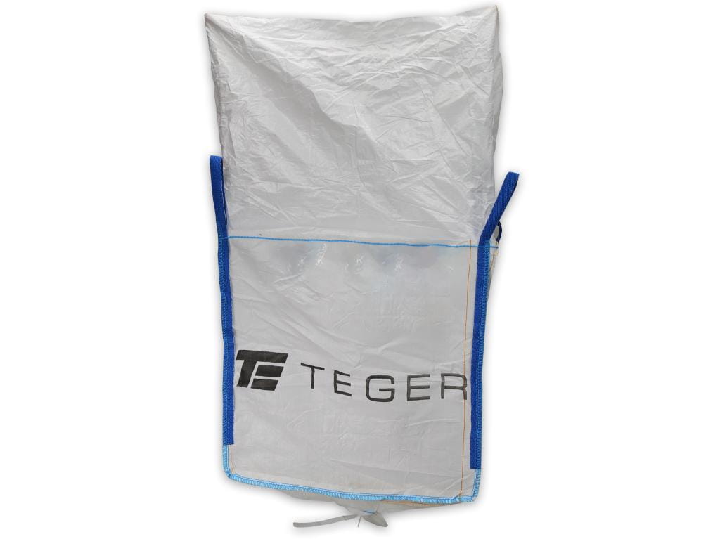 Worek BIG BAG 500kg 90 x 90 x 90 4 uchwyty Kołnierz Lej spustowy Tasiemka TEGER