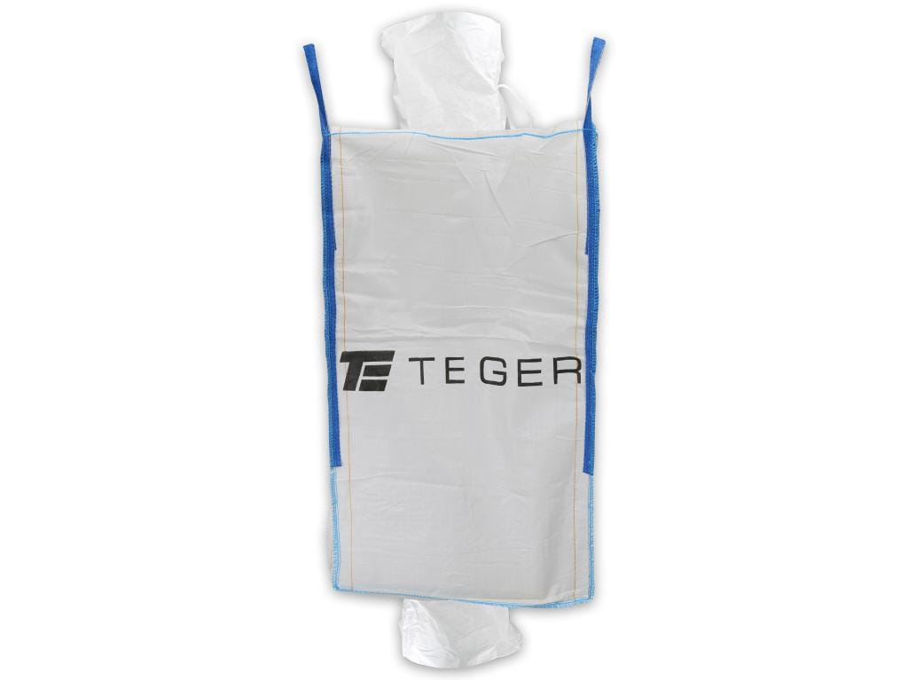 Worek BIG BAG 1000kg 90 x 90 x 160 4 uchwyty Lej zasypowy Lej spustowy TEGER