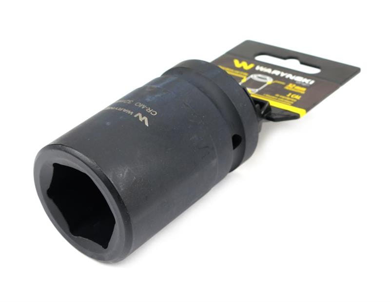 Nasadka udarowa sześciokątna 1"długa 32 mm CrMo DIN 3129 Waryński