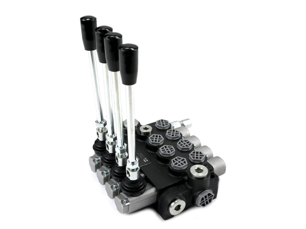 Rozdzielacz hydrauliczny 4-sekcyjny 40L (1-sekcja nurnikowa) VOIMA