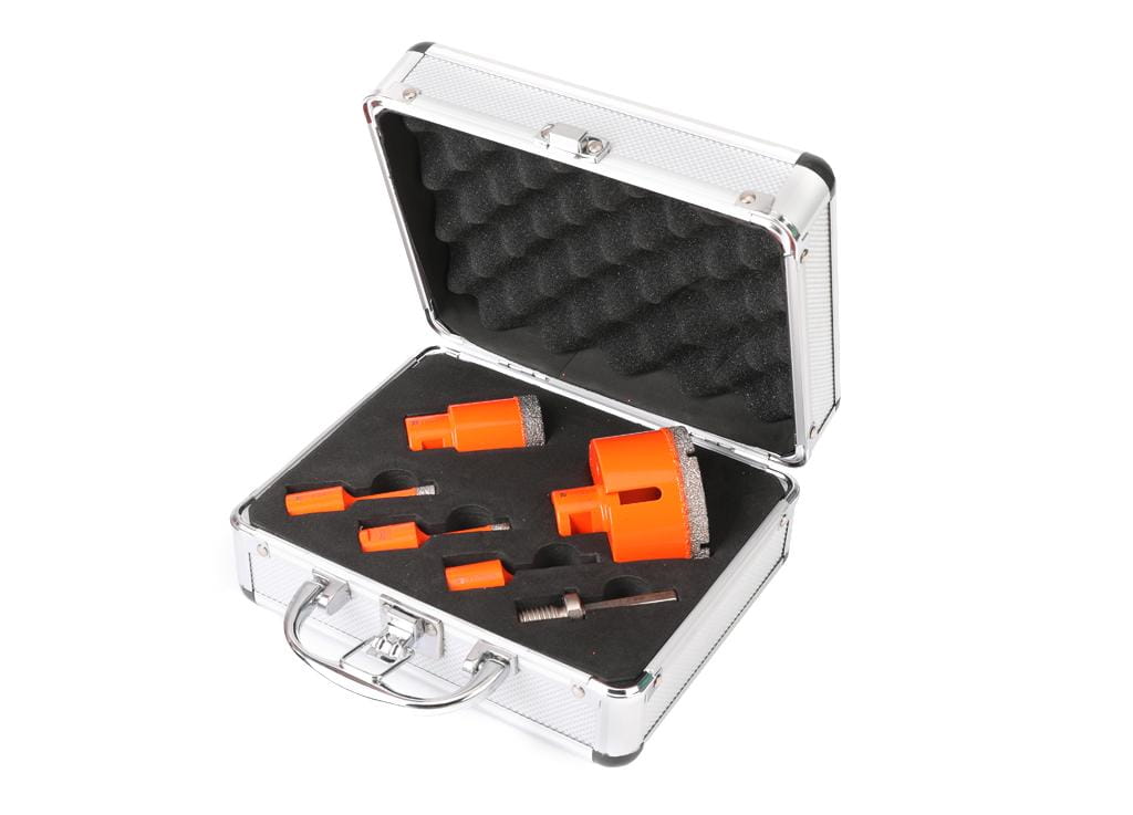 Zestaw otwornic diamentowych z uchwytem M14 6-38mm  6szt TEGER