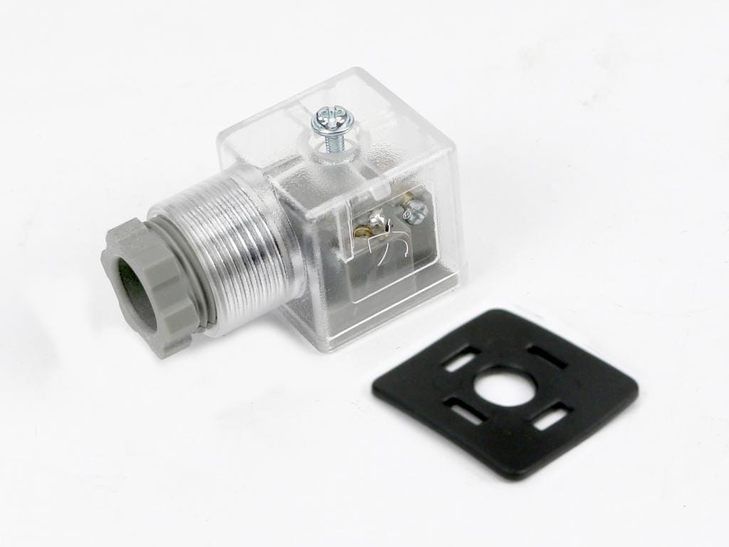 Wtyczka elektryczna (SP666) do zasilania cewek elektromagnetycznych 12V I 24V z diodą i uszczelką VOIMA