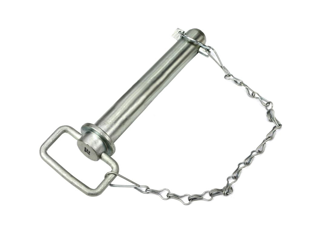 Sworzeń zaczepu z zawleczką i łańcuchem 30x183x221 TEGER