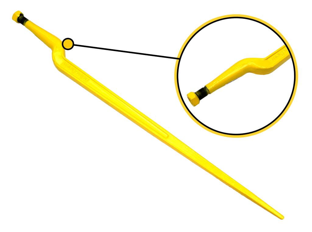 Ząb ładowacza uniwersalny Z L- 880 mm na tuleję od zębów prostych Tur WARYŃSKI