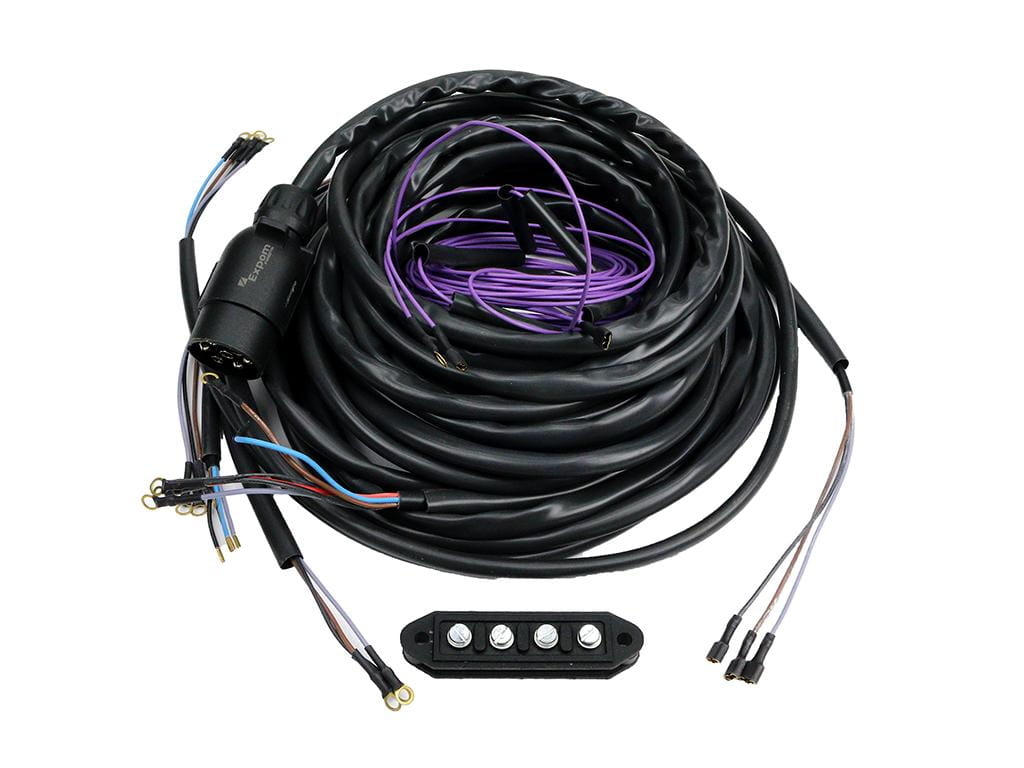 Instalacja elektryczna wiązka przewodów przyczepa D-47 EXPOM KWIDZYN