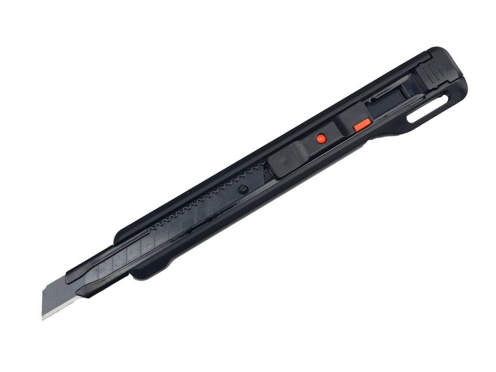 Nożyk łamany ostrze 9mm ze stali SK2 w obudowie z tworzywa ABS Teger