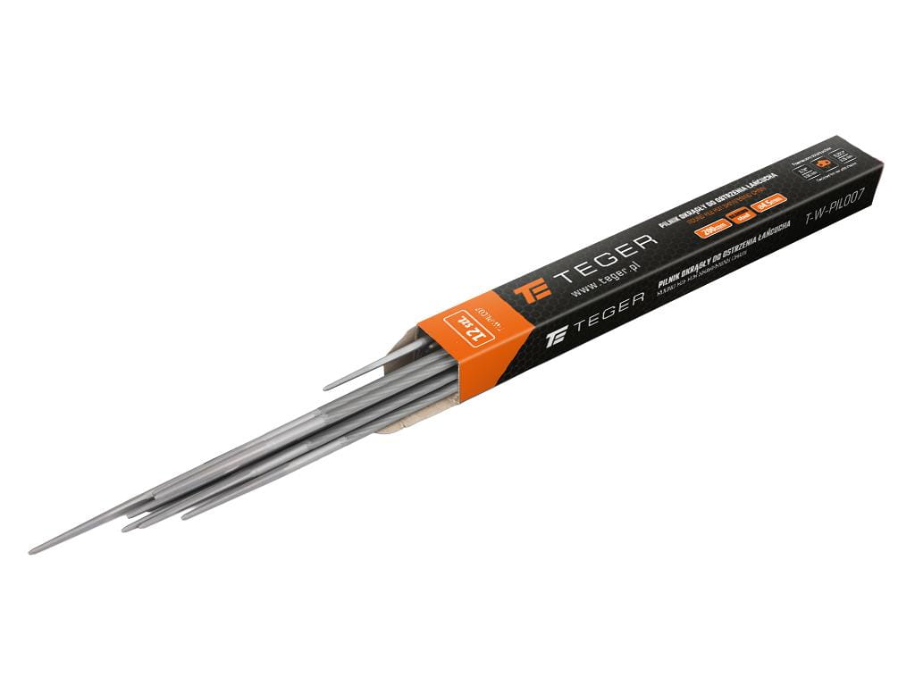 Pilnik okrągły do ostrzenia łańcucha 4.5/200mm - 3/8" 0,325" Teger (sprzedawane po 12 szt)