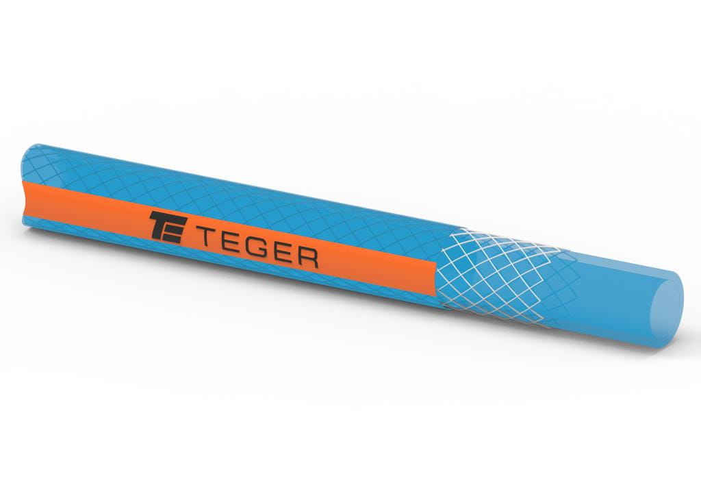 Wąż techniczny zbrojony FLEX-PRO PVC 10x2 trzywarstwowy 12bar TEGER (sprzedawane po 50)