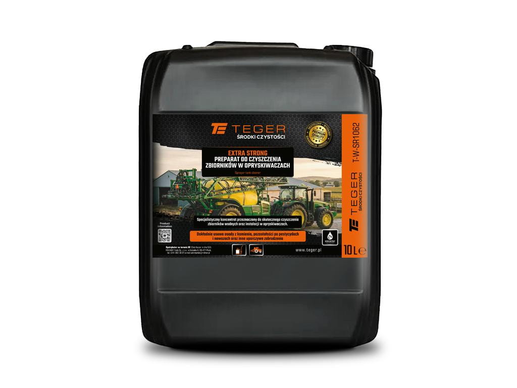 Preparat do czyszczenia zbiorników w opryskiwaczach - EXTRA STRONG 10l - koncentrat Teger