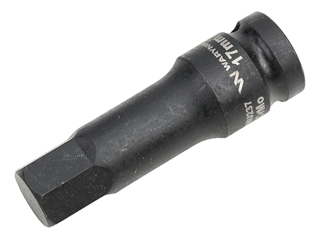 Nasadka udarowa 1/2" imbusowa 17mm hex H17 ze stali CrMo Waryński