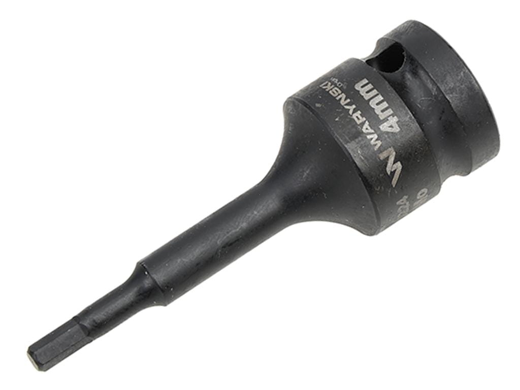 Nasadka udarowa 1/2", imbusowa 4mm hex H4 ze stali CrMo, Waryński