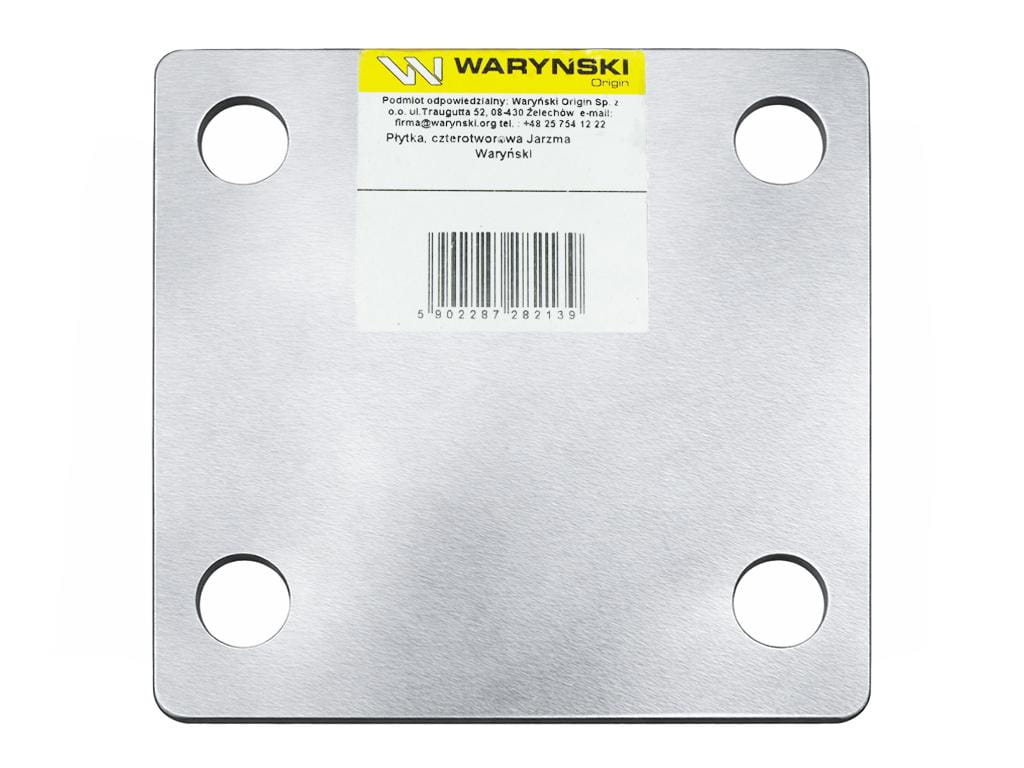 Płytka czterootworowa Jarzma M12 90 Waryński