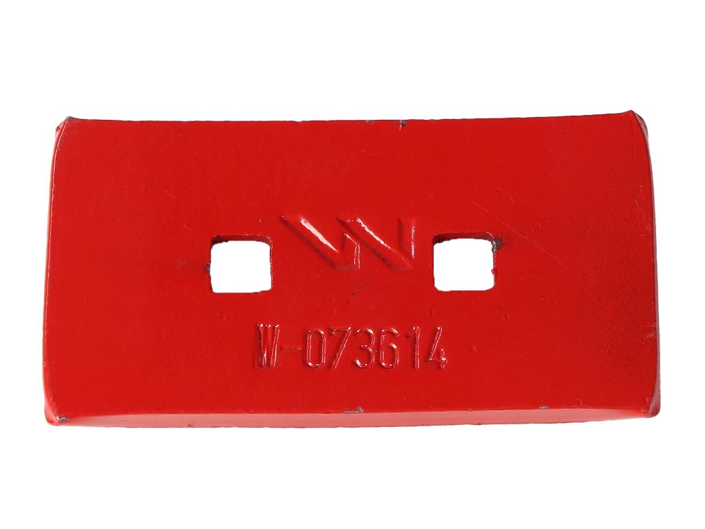 Piętka płozy nakładka 073614 Kverneland Waryński