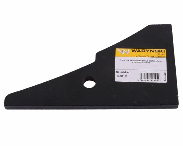 Płoza mała końcówka prawa 223120 Kuhn stal borowa WARYŃSKI