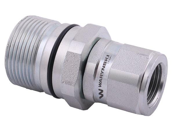 Szybkozłącze hydrauliczne skręcane gniazdo G1/2"BSP gwint wewnętrzny 300bar Waryński