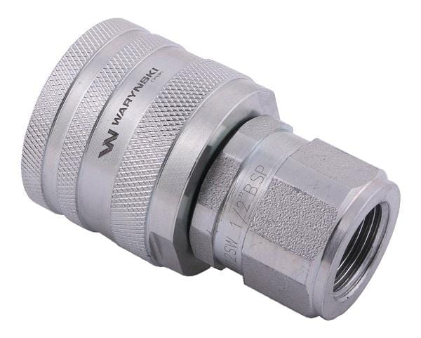 Szybkozłącze hydrauliczne skręcane wtyczka G1/2"BSP gwint wewnętrzny 300bar Waryński
