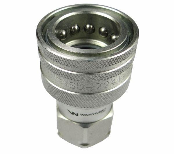 Szybkozłącze hydrauliczne gniazdo M14x1.5 gwint zewnętrzny EURO (9100814G) (ISO 7241-A) Waryński