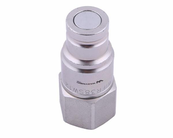Szybkozłącze hydrauliczne suchoodcinające (rozmiar 3/8) wtyczka G1/2"BSP gwint wewnętrzny ISO16028 Waryński
