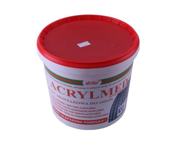 Maść pasta montażowa do opon 4kg z dodatkiem uszczelniającym czerwona