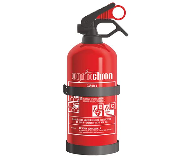 Gaśnica proszkowa 1kg z wieszakiem GP1ZBCMP POLSKA
